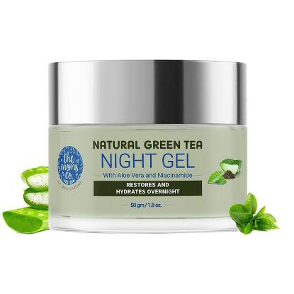 Picture of The Moms Co. Natural Green Tea Night with mono carton Gel 50gm