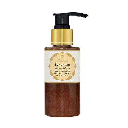 Picture of Just Herbs Livelyclean Honey Exfoliating Face Cleansing Gel 100ml