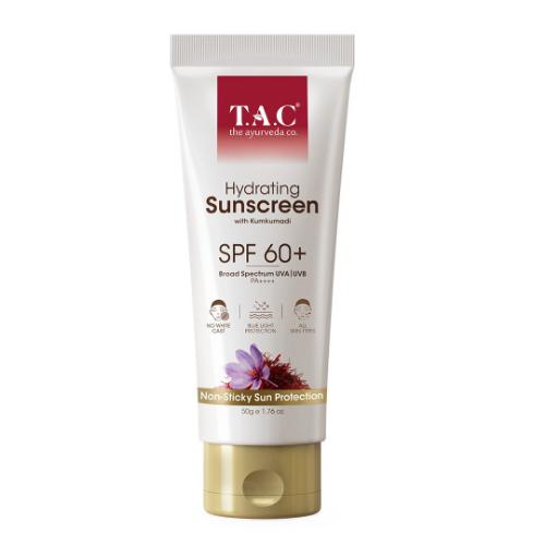 Picture of T.A.C. Hydrating Sunscreen SPF 60+ With Kumkumadi 50gm