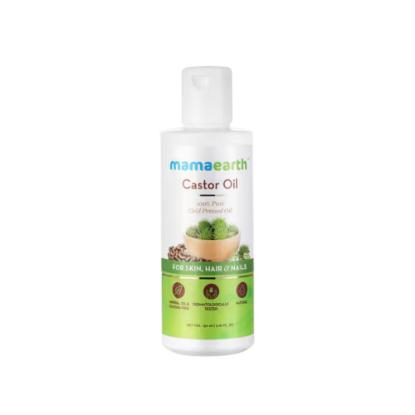 Picture of Mamaearth Castrol Oil for Healthier Skin, Hair & Nails with 100% Pure & Natural Cold-Pressed Oil, 150ml