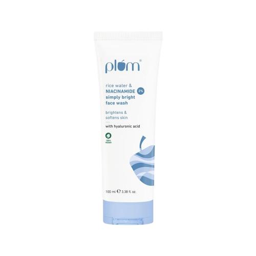 Picture of Plum Simply Bright 2% Niacinamide Face Wash With Rice Water 100ml