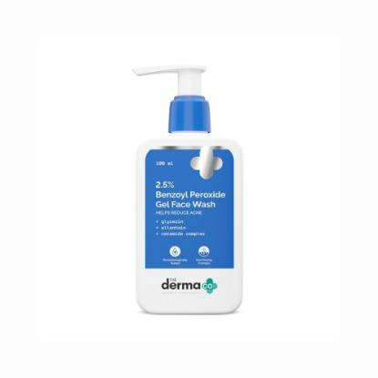 Picture of The Derma Co. 2.5% Benzoyl Peroxide Gel Face Wash With Glycerin & Allantoin for Active Acne 100ml