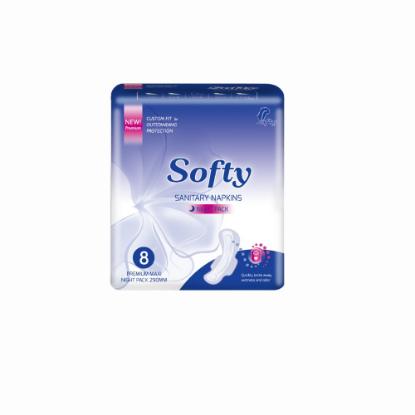 Picture of Softy Sanitary Napkins Maxi 290mm (Night Pack) 8
