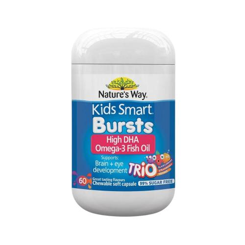Picture of Nature's Way Kids Smart High DHA Omega-3 Trio Fish Oil (60 Capsule)
