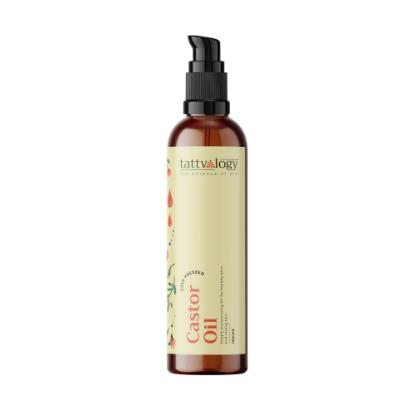 Picture of Tattvalogy Castor Oil For Skin & Hair Care - Cold Pressed, 100% Pure & Natural 200ml