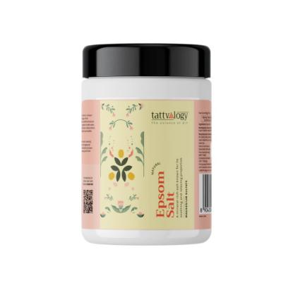 Picture of Tattvalogy Epsom Salt or Magnesium Sulphate for Bath, Foot & Refreshing Body Spa 900gm
