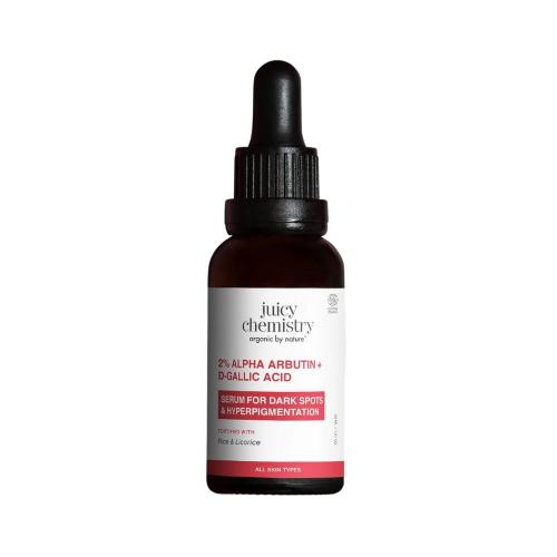 Picture of Juicy Chemistry 2% Alpha Arbutin + D-Gallic Acid Face Serum 30ml