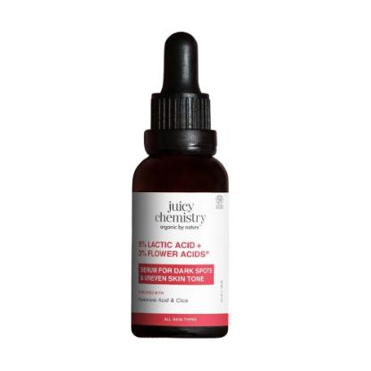 Picture of Juicy Chemistry 5% Lactic Acid + 3% Flower Acids Face Serum 30ml