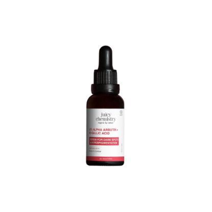 Picture of Juicy Chemistry 2% Alpha Arbutin + D-Gallic Acid Face Serum 10ml