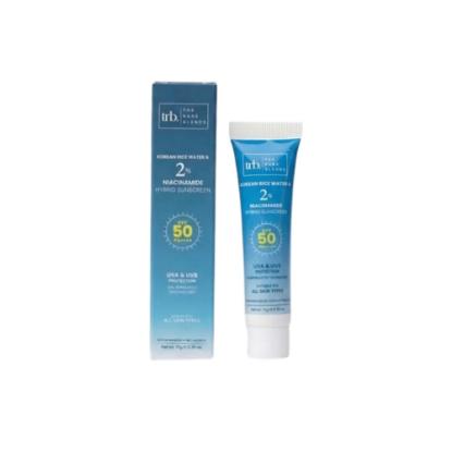 Picture of Trb. The Rare Blends Korean Rice Water & 2% Niacinamide Hybrid Sunscreen SPF50 PA++++ UVA & UVB Protection 10gm