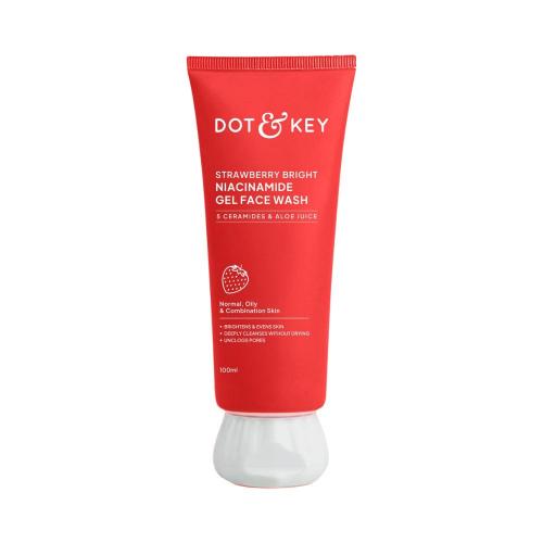 Picture of Dot & Key Strawberry Bright Niacinamide Gel Face Wash 100ml