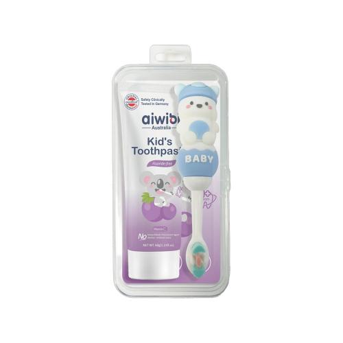 Picture of Aiwibi Baby Toothbrush & Toothpaste Set