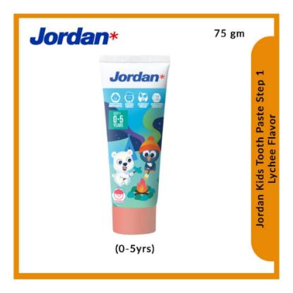 Picture of Jordan Kids Toothpaste Step 1 (0-5 years) Lychee Flavor, 75gm