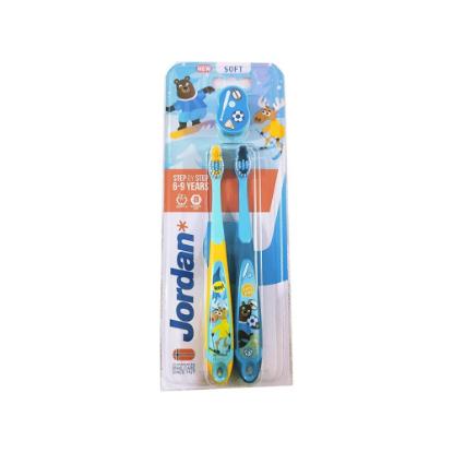 Picture of Jordan Step 3 Kids Manual Toothbrush, 6-9 yrs, Soft Bristles (Pack of 2)