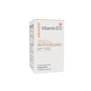 Show details for Element1 Vitamin D3 + K2 2000 IU/50mcg (30 Capsules)