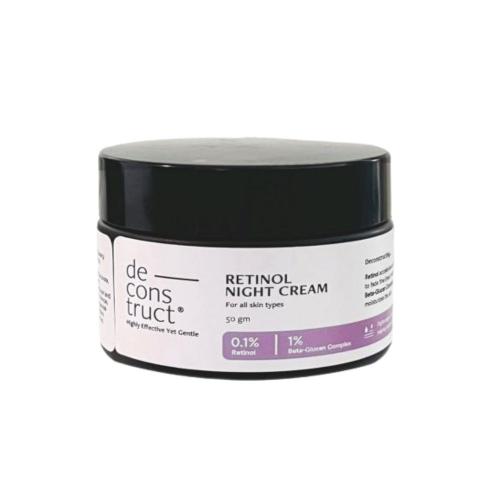 Picture of Deconstruct Retinol Night Cream with 0.1% Retinol + 1% Beta-Glucan 50gm