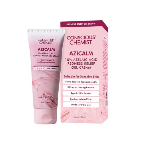 Picture of Conscious Chemist Azicalm Face Cream with 10% Azelaic Acid 50gm