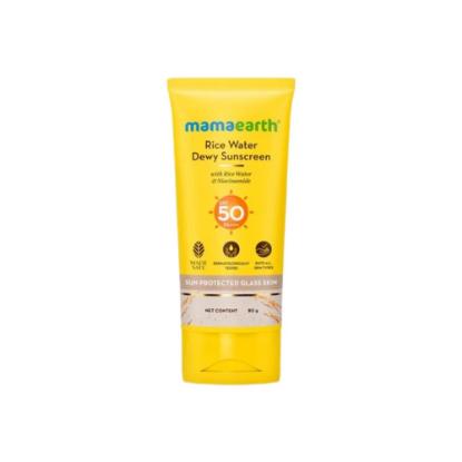 Picture of Mamaearth Rice Water Dewy Sunscreen 80gm